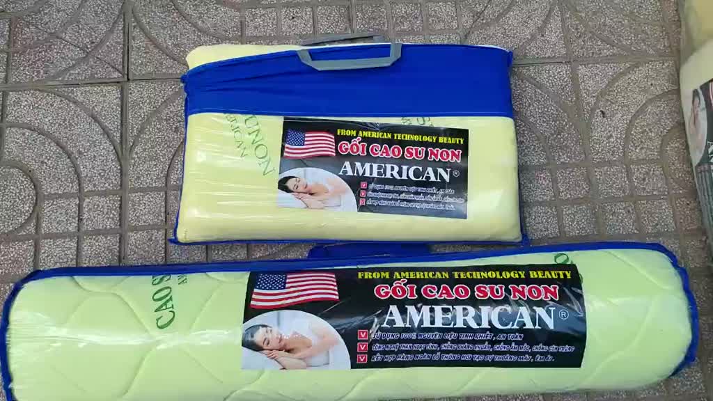 Gối Cao Su Non American Khổ Lớn