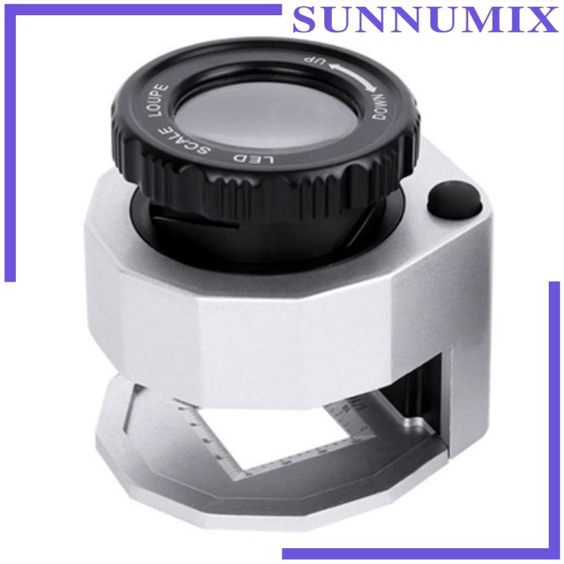 Kính Lúp Phóng Đại 30X Có Đèn LED UV Chuyên Dụng Làm Trang Sức