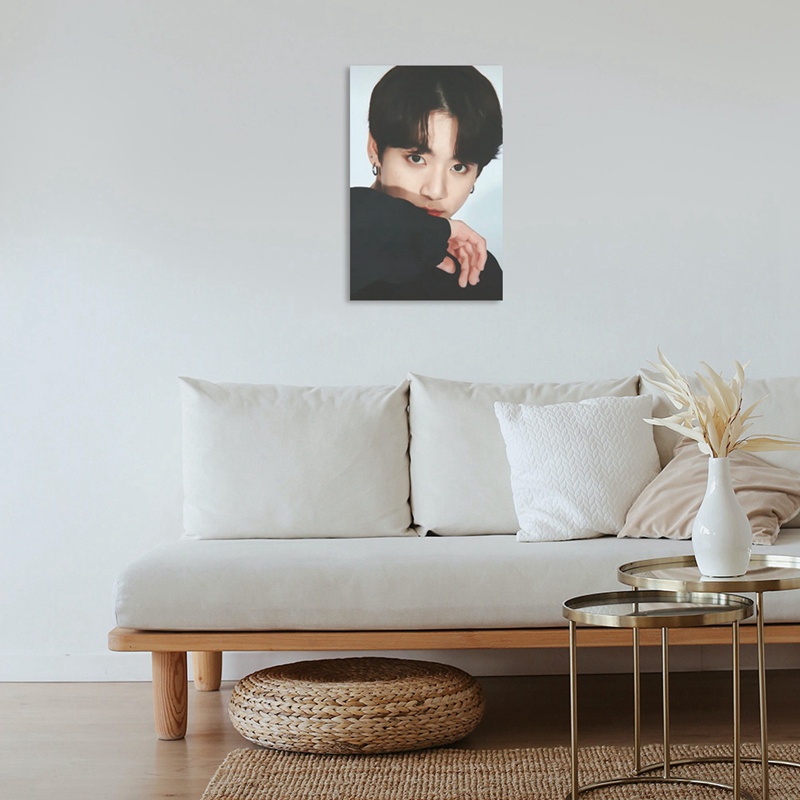 Bộ Tranh Đính Đá Tự Làm Họa Tiết Nhóm Nhạc Bts Hàn Quốc Trang Trí Nhà Cửa