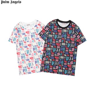 Áo thun cotton in họa tiết palm & angels cá tính