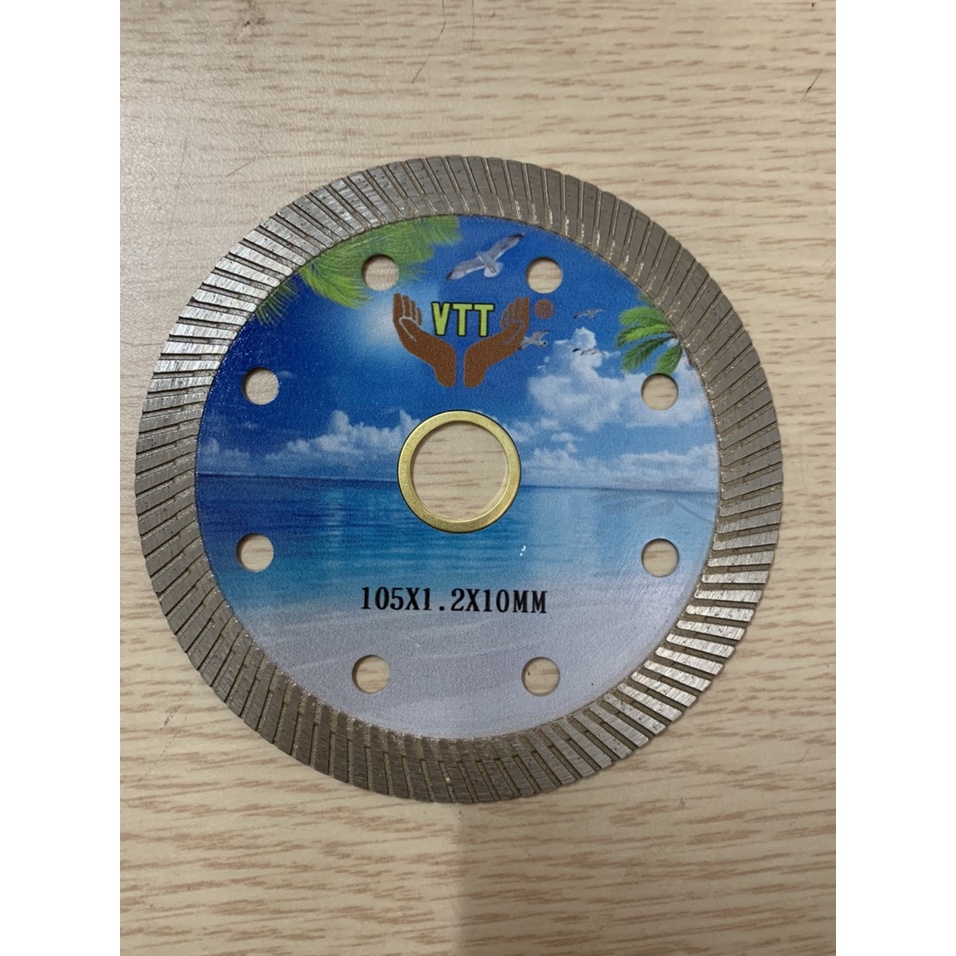 Lưỡi cắt gạch VTT ,105*1.2*10MM, chất lượng tốt, cắt Đá Marble, Đá granit, sứ,bê tông, đá hoa cương, Gạ