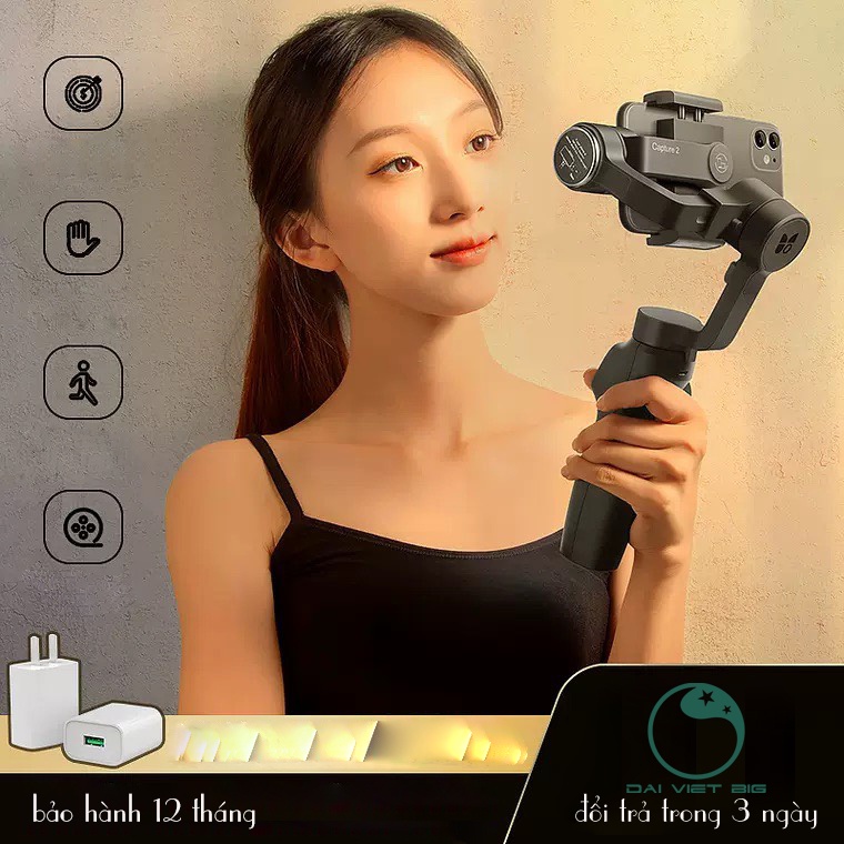 ✅Tay cầm chống rung điện thoại Gimbal Hỗ Trợ Quay Phim, Chụp Ảnh Chuyên Nghiệp [Bảo Hành 1 Đổi 1]