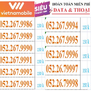 H29.6 ĐẦU SỐ MỚI 052 - THÁNH SIM SỐ ĐẸP