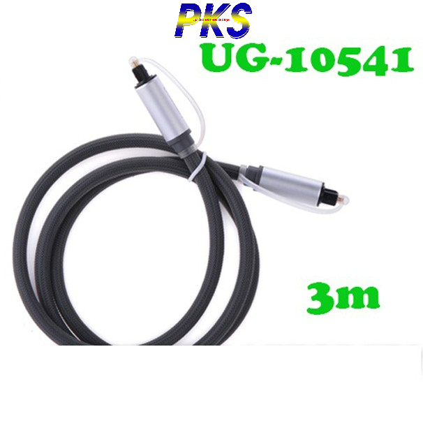 Cáp audio quang Toslink, Optical 3 Mét Ugreen 10541 vỏ nhôm - UG 10541