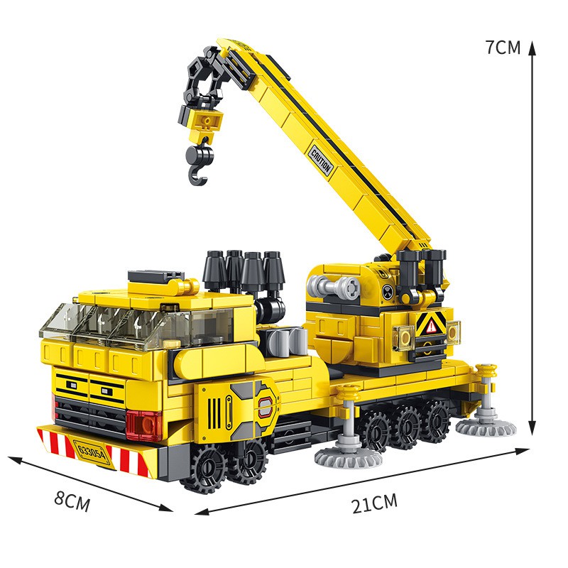 Đồ chơi Lắp ráp Xe Xây dựng 12 in 1 - Construction Car Panlos 633054 - Đồ chơi trí tuệ - Xếp hình thông minh