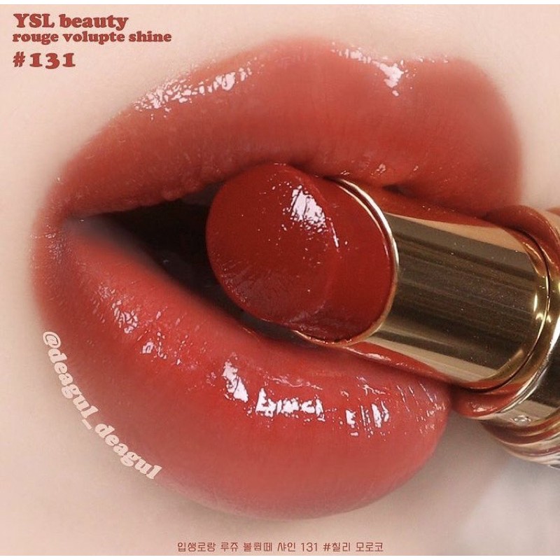 Son thỏi YSL Rouge Volupte Shine màu 131 mini | BigBuy360 - bigbuy360.vn