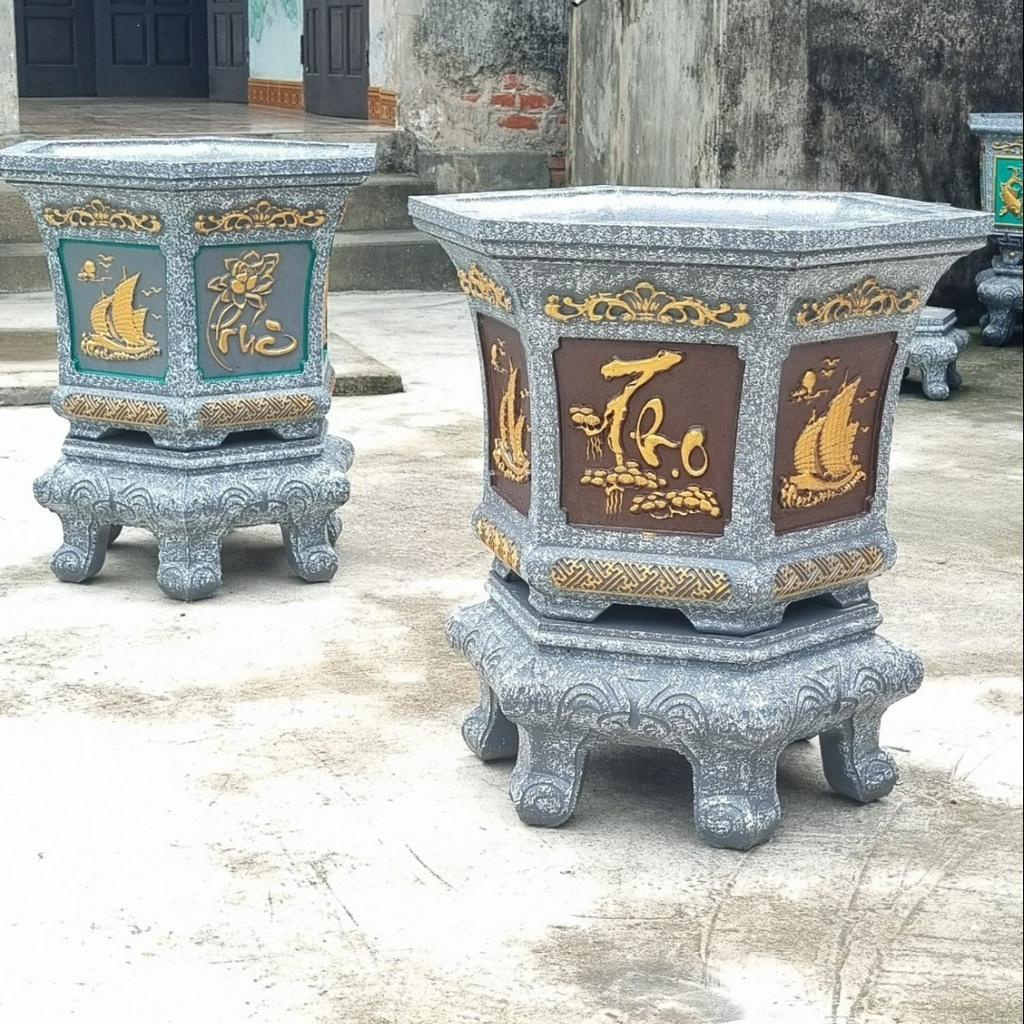 Khuôn đúc chậu cảnh Lục Giác 58