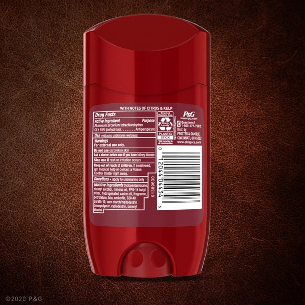 [Hàng AUTH] Lăn Khử Mùi Old Spice EST.1938 Sea Spray with Blue Kelp 73Gr (Sáp Trắng)