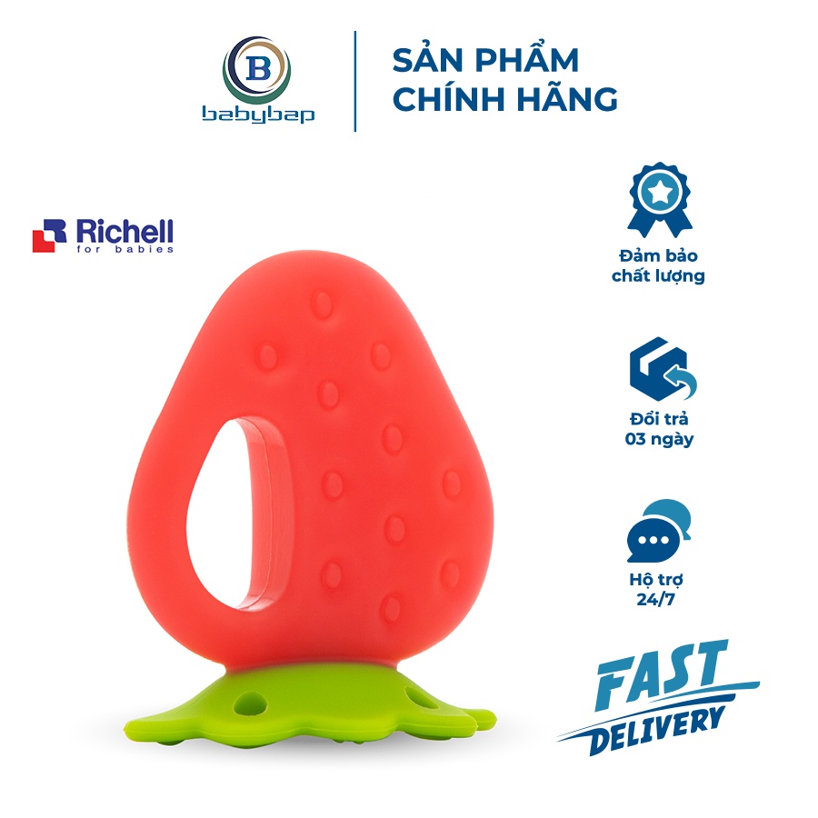 Gặm Nướu Silicone Richell Hình Dáng Xinh Xắn, Thu Hút Sự Chú Ý Của Trẻ