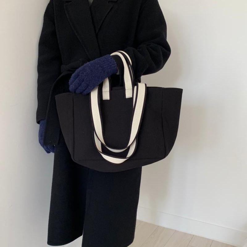 Túi đeo vai IELGY bằng vải canvas cỡ lớn phong cách cổ điển thời trang cho nữ