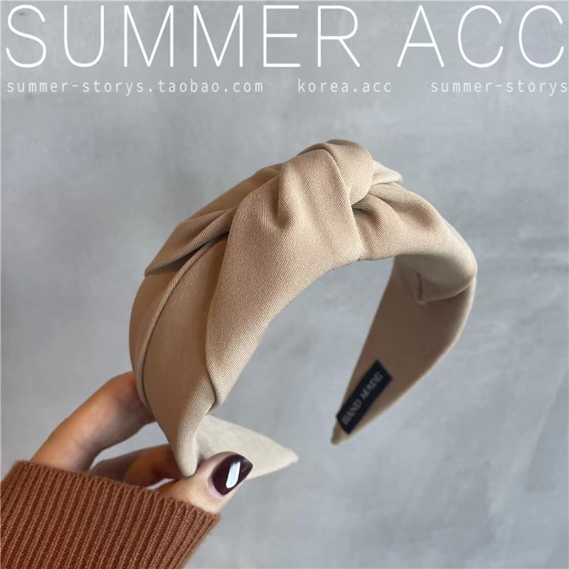 Băng Đô Thắt Nút Vải Phong Cách Retro Thời Trang Thu Đông 2022