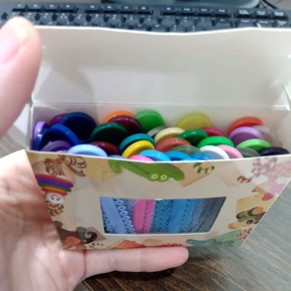 30 QUE CHUN MÀU NIỀNG RĂNG ❤️ CHUN MÀU BUỘC MẮC CÀI