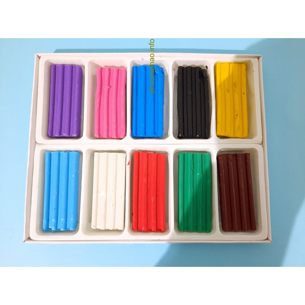 Đất Nặn 5 màu, 10 Màu Mic