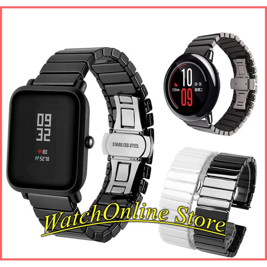 Dây gốm Ceramic chịu nhiệt Xiaomi Amazfit Bip/ Stratos / Pace..