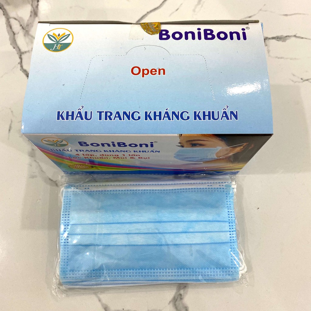 BoniBoni Khẩu Trang Y Tế Kháng Khuẩn 4 Lớp