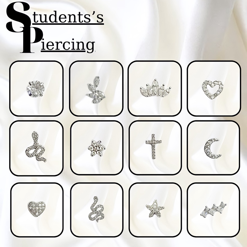 KHUYÊN TAI HÌNH ĐÁ CHÂN VẶN CÁ TÍNH - KHUYÊN XỎ TAI