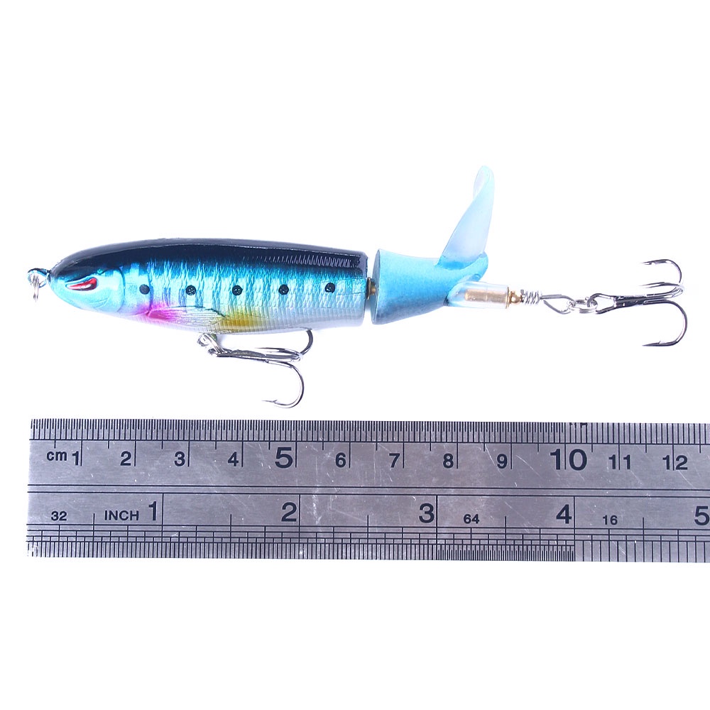 1 Mồi Câu Cá Giả Mềm Có Móc Xoay 11cm 13g