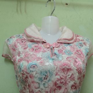 Sườn xám cách tân dáng đẹp size 76-80.