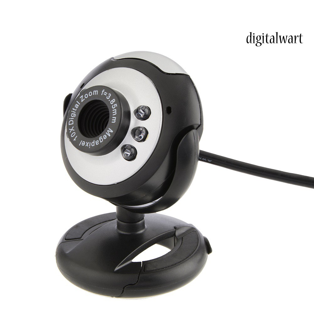 Webcam USB HD 12.0MP 6 đèn LED kèm micro cho máy tính