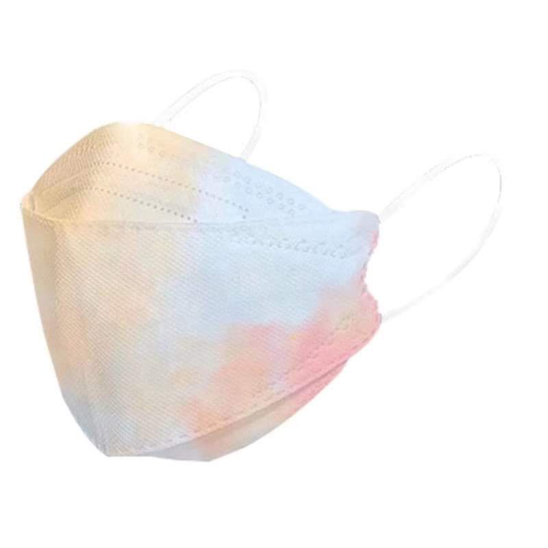 Hàng Có Sẵn - Gói 10 Cái Khẩu Trang Loang KF94 Cho Người Lớn Màu Sắc Cầu Vồng
