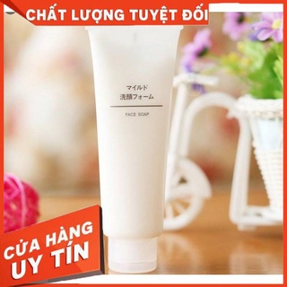 (Muji nội địa) Sữa rửa mặt MUJI FACR soap 120g Nhật Bản