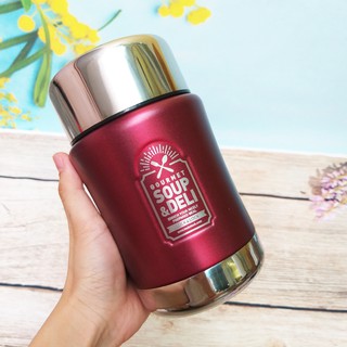 Hộp cơm giữ nhiệt Lock&Lock LHC8029 500ml màu đỏ