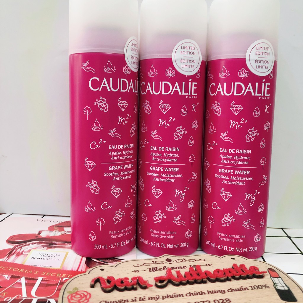 Xịt khoáng Caudalie 200ml bản limited