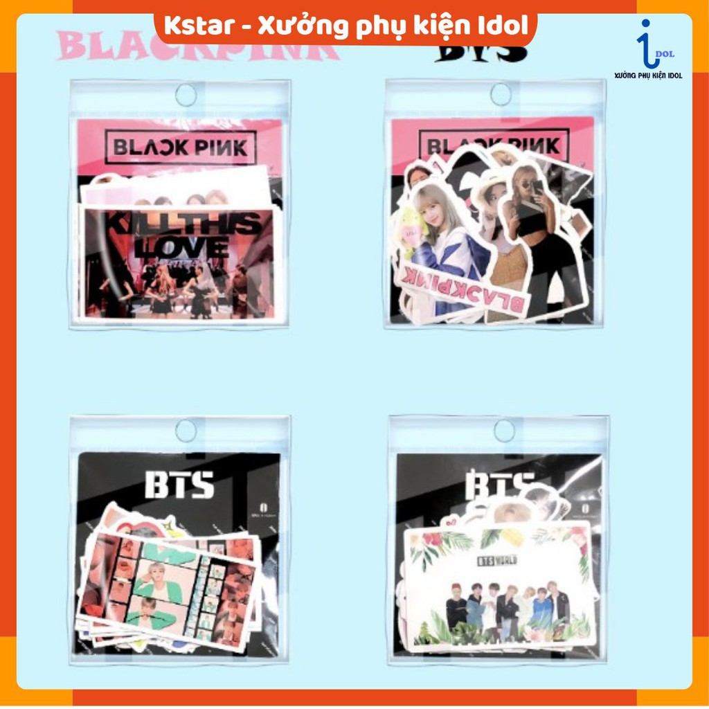 Set sticker dán Bangtan BACKPINK