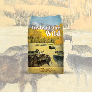 Thức ăn cho chó trưởng thành vị bò rừng nướng và thịt nai nướng Taste of the wild High Prairie 2kg