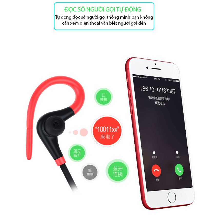 Tai nghe Bluetooth S9A thể thao chống nước cao cấp | BigBuy360 - bigbuy360.vn