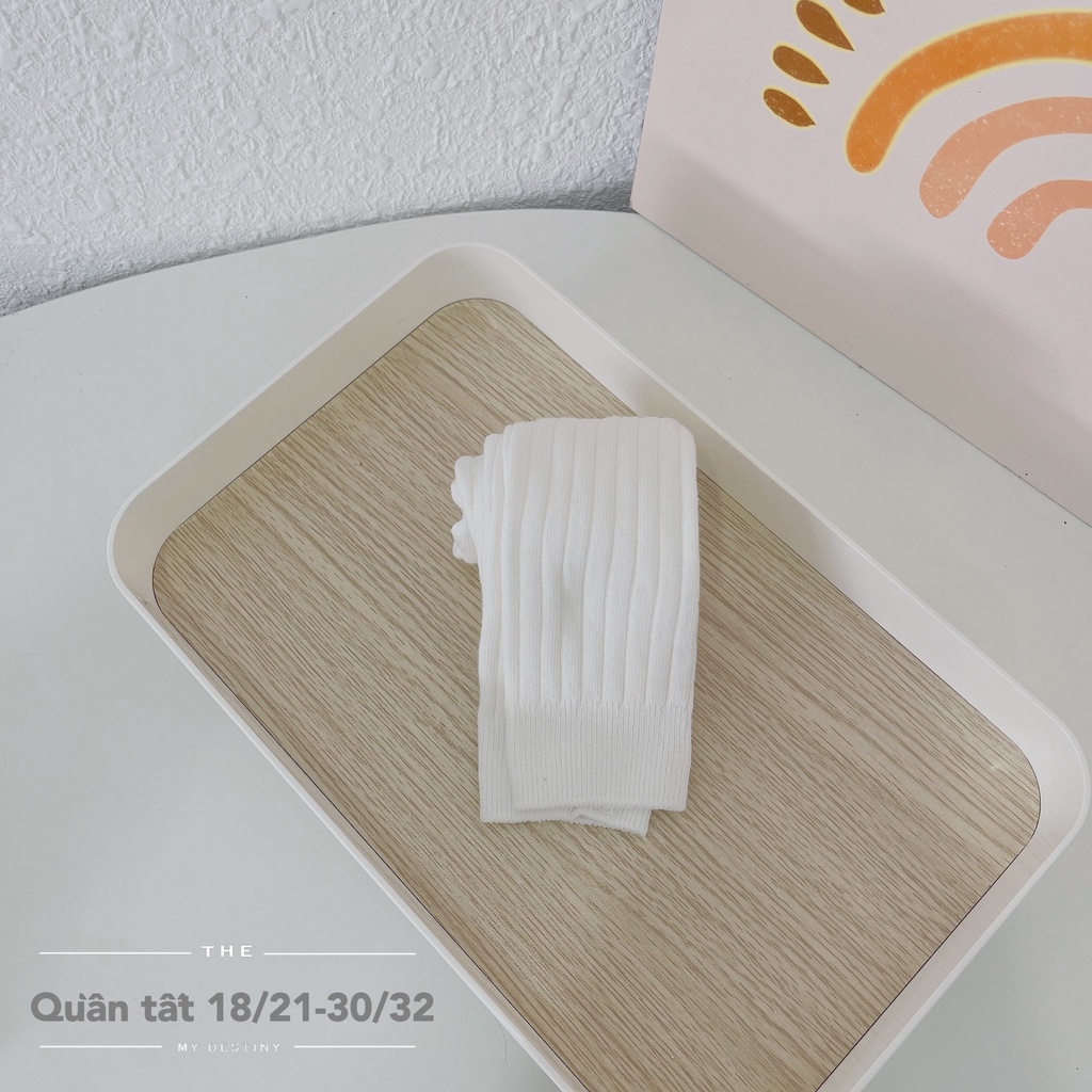 Quần legging trơn bé gái hàng quảng châu, quần tất len trơn màu xinh xắn cho bé