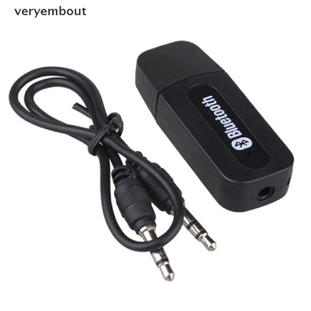【ut】 Tereo 3.5 Bluetooth Receiver Wireless For Car Music Audio Blutooth Adapter 3.5mm .