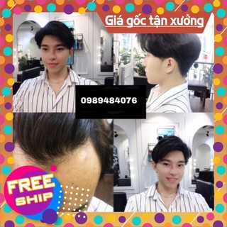 [FLASH SALE]  Mái hói siêu da đầu làm bằng tóc thật  [SALE 20%]