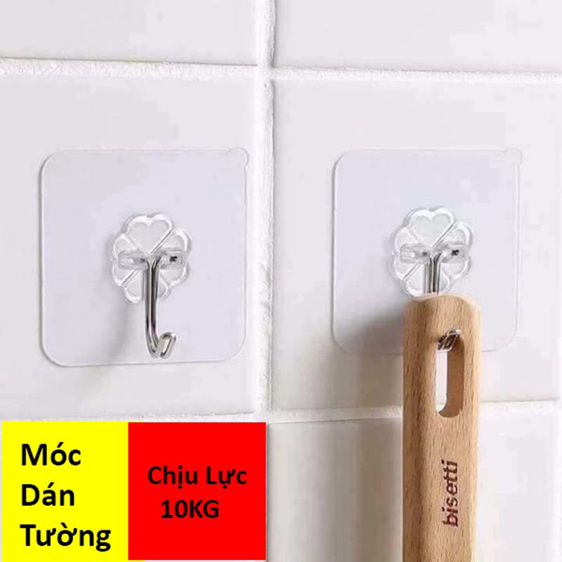 Móc Dán Tường Siêu Dính - Móc dán tường siêu chịu lực 6*6cm