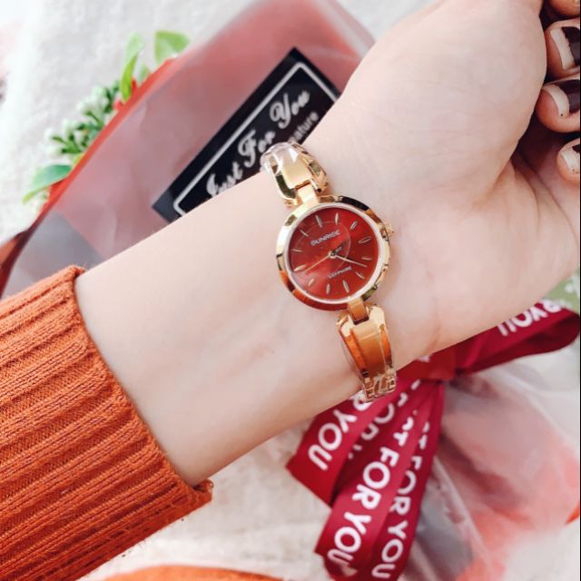 ĐỒNG HỒ LẮC NỮ SUNRISE MÀU VÀNG