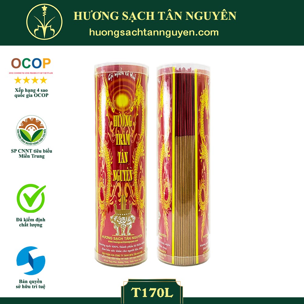 NHANG TRẦM CAO CẤP ống lớn 1kg - Hương sạch Tân Nguyên - T170L - T190C2L | BigBuy360 - bigbuy360.vn