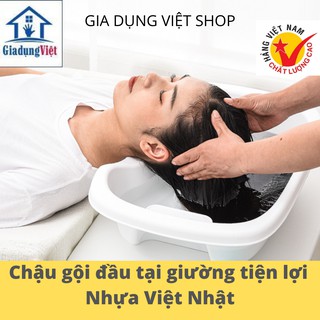Chậu Gội Đầu Tại Giường, Tại Nhà, Thau Gội Đầu Chất Liệu Nhựa Cao Câp Nhựa Việt Nhật