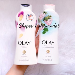 (USA) Sữa Tắm Olay Body Wash 591ml / 364ml