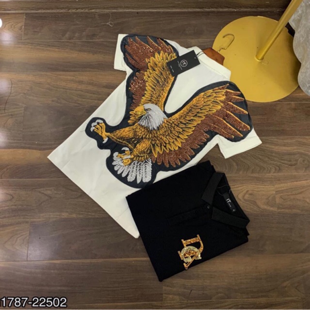 Áo Polo Dg đại bàng thêu kim sa cực chất 2021