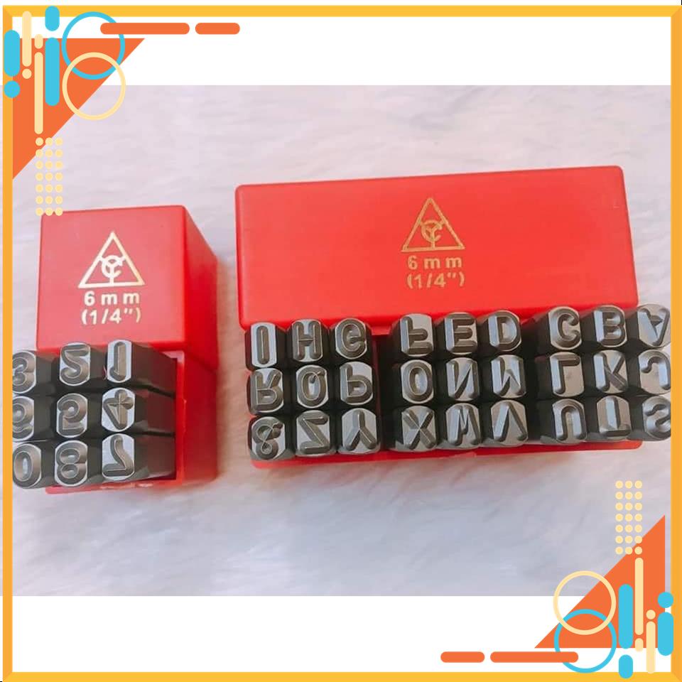 Bộ đóng số và chữ 6mm (đục số xe máy) A-Z và 0-9 MSP86813