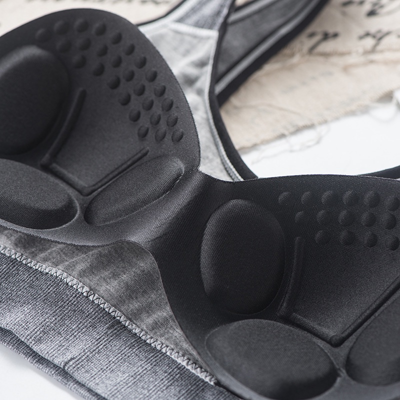 Áo bra tập gym chất cotton dày dặn, có mút mỏng ôm ngực thoái mái khi vận động HLBOUTIQUE B201