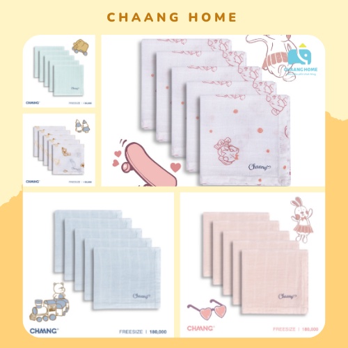 Khăn sữa cho bé sơ sinh Chaang acitve