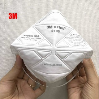Khẩu trang N95 3M 9105 kháng khuẩn, chống bụi mịn, tăng thoải mái khi hô hấp - Thinksafe