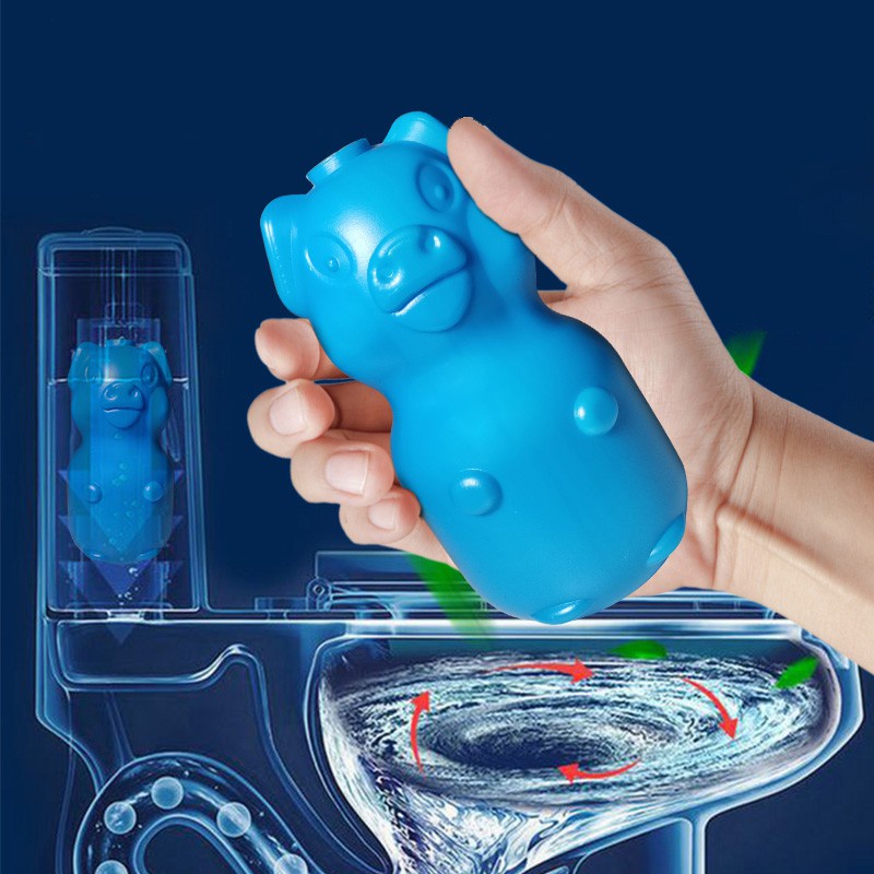 Lọ Thả Bồn Cầu Tẩy Sạch - Diệt Khuẩn - Khử Mùi Toilet Hình Con Heo Lợn Thả Bồn Cầu - Giadungbaolong192