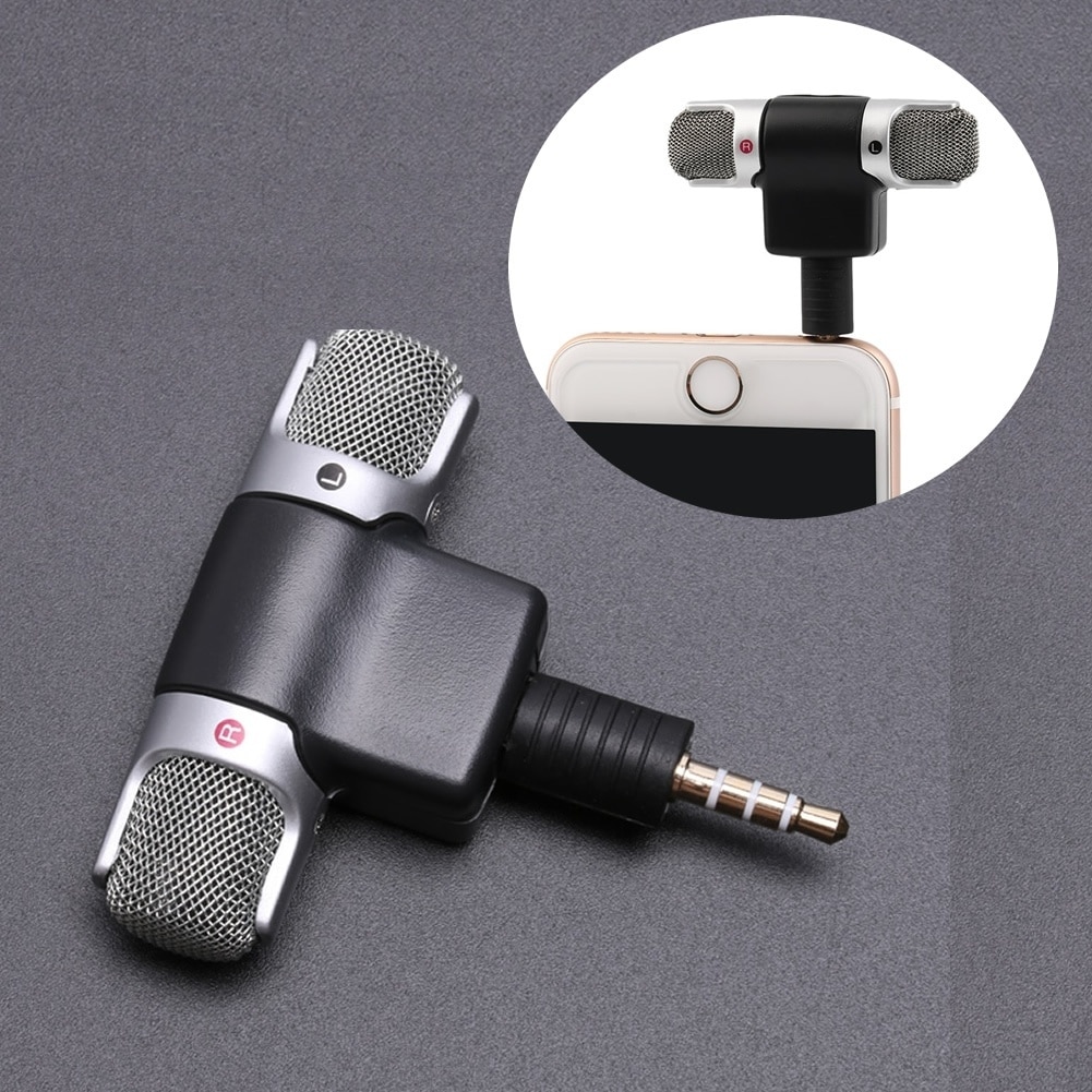 Set 1/2 micro mini giắc cắm 3.5mm chuyên dụng khi thu âm trên điện thoại thông minh