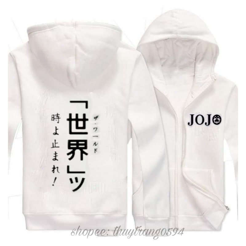 Áo Khoác Nỉ JoJo's Bizarre Adventure Nam Nữ Phong Cách Cá Tính