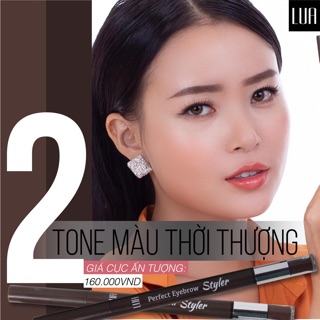 Chì kẻ mày ngang LUA PERFECT EYEBROW STYLER 2 đầu