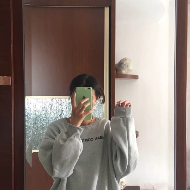 (có sẵn xanh nhat XL) ORDER ÁO SWEATER NỈ BÔNG FORM RỘNG ULZZANG( có ảnh thật) | BigBuy360 - bigbuy360.vn