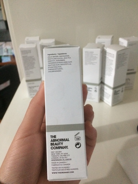 The Ordinary serum Niacinamid 10% + Zin C 1%  giảm mụn, giảm thâm mụn  , se lỗ chân lông