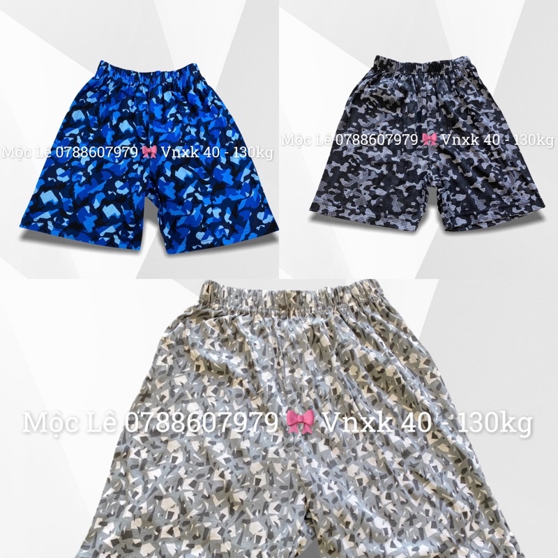 Quần đùi thun unisex vnxk hoạ tiết nam nữ short